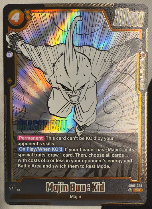 Majin Buu : Kid #39 – Manga Booster 01 (Super Rare)