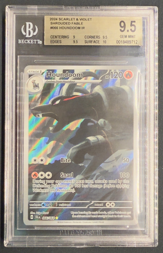 BGS 9.5 Houndoom #066 – Shrouded Fable (Illustration Rare)