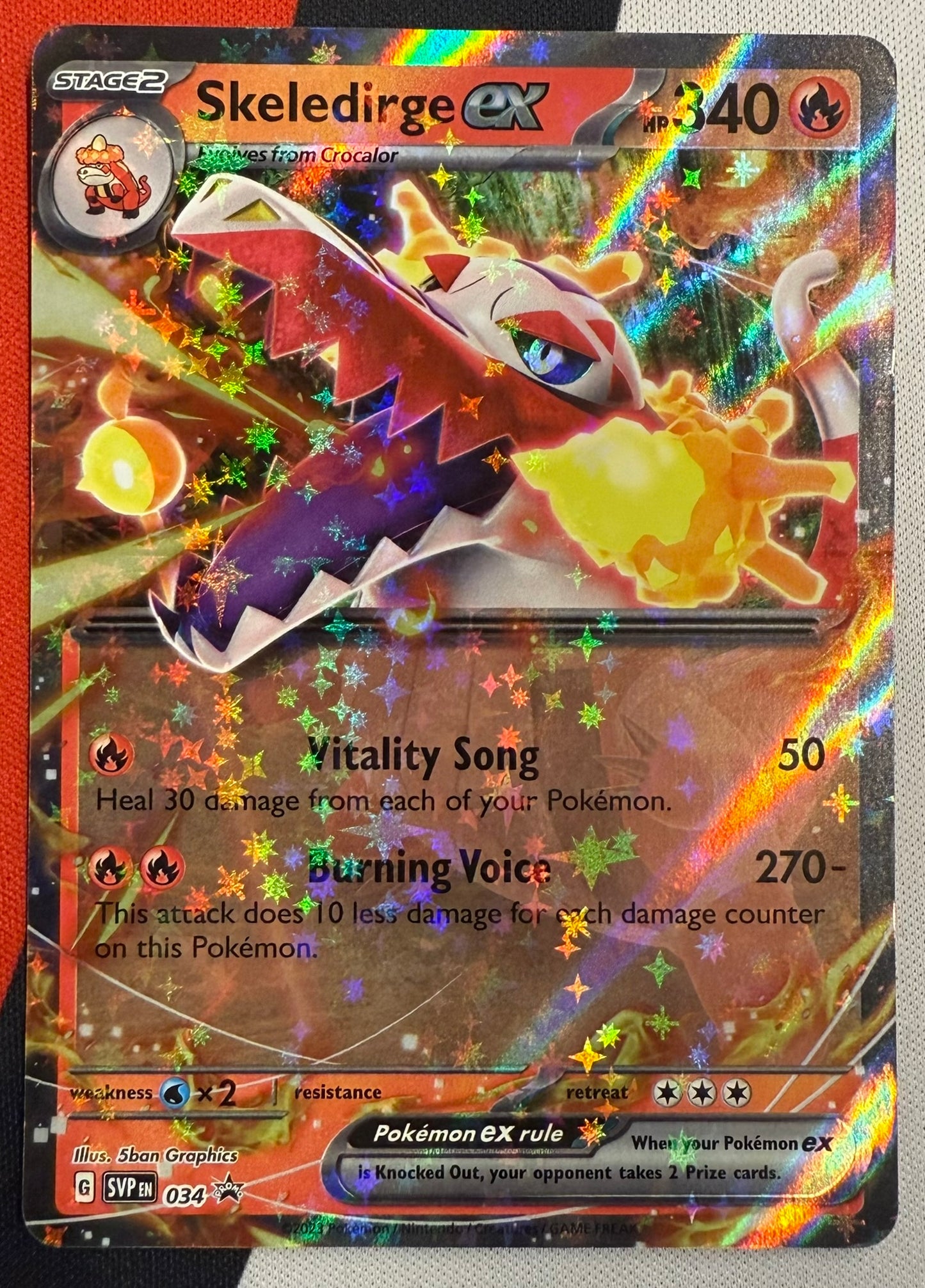 Skeledirge ex #34 – Scarlet & Violet Promo (Black Star Promo) B