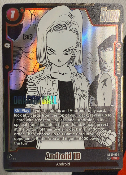Android 18 #4 – Manga Booster 01 (Super Rare)