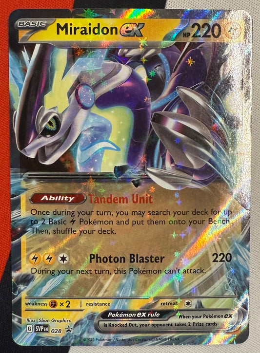 Miraidon ex #28 – Scarlet & Violet Promo (Black Star Promo) C
