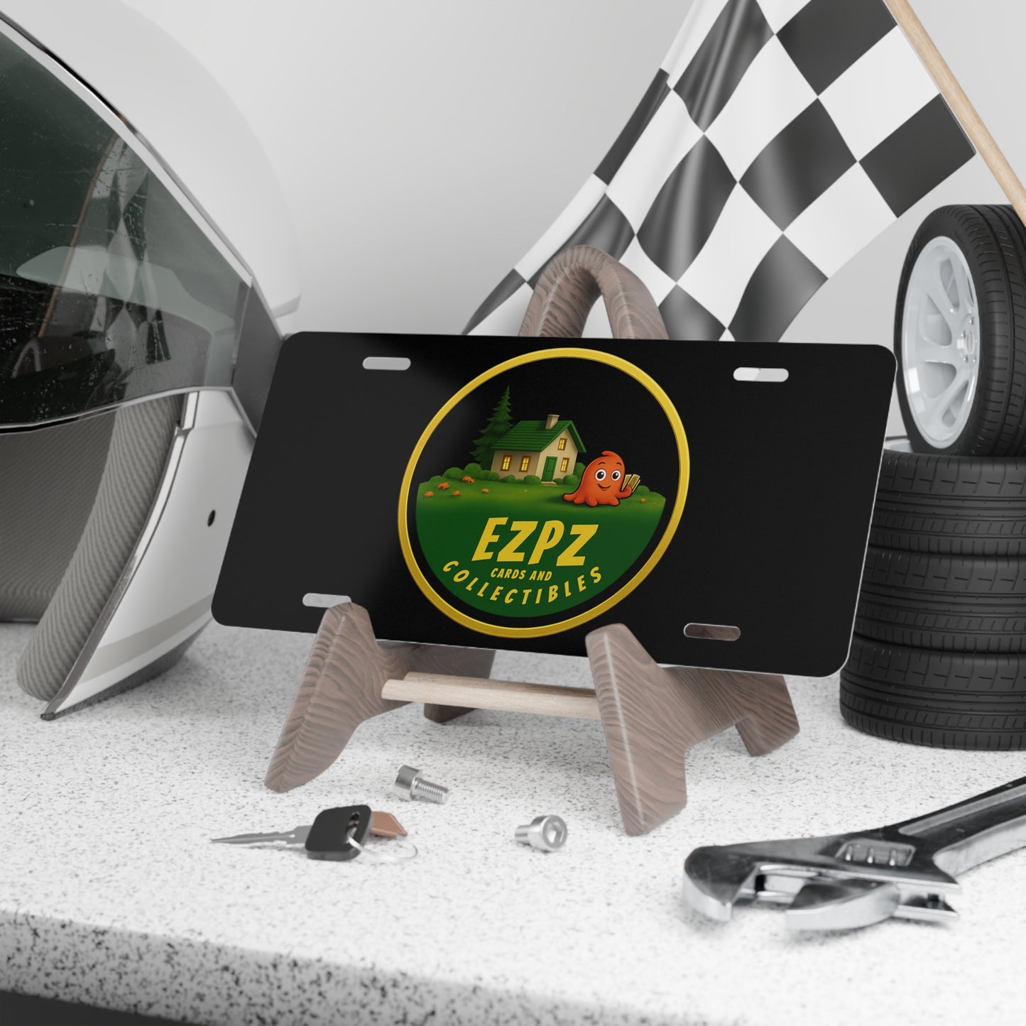 EZPZ Cards and Collectibles Vanity Plate
