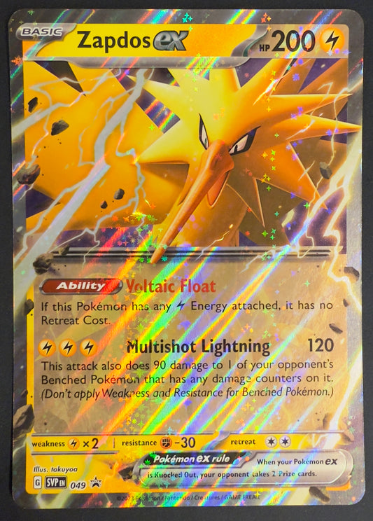 Zapdos ex #049 – Scarlet & Violet (Black Star Promo, Jumbo Card)