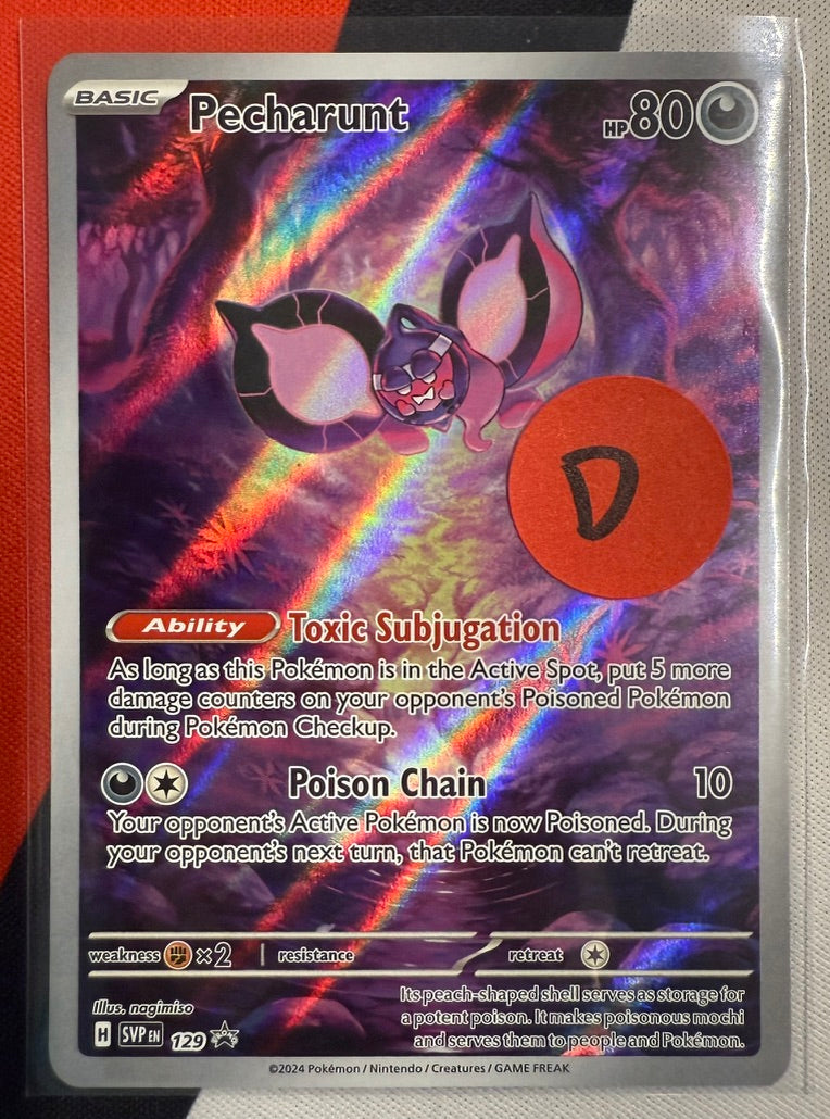 Pecharunt #129 – Scarlet & Violet (Black Star Promo, Full Art) D