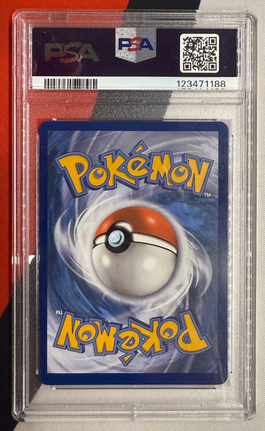 Umbreon #214/203 – Evolving Skies (PSA 10, Autographed by Erica Schroeder, Auto Grade 8)