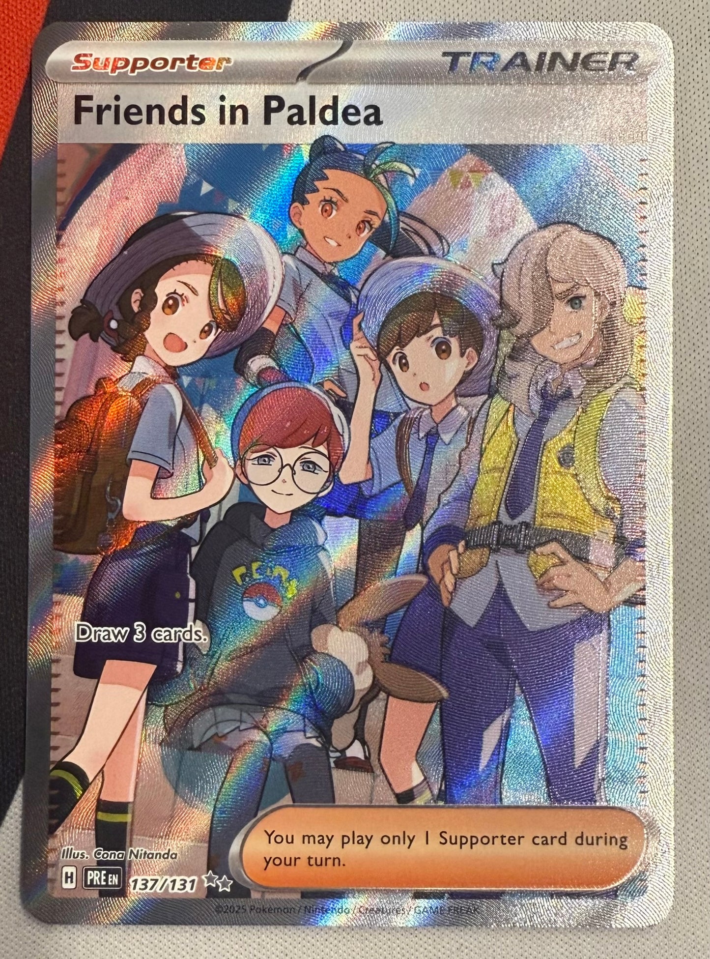 Friends in Paldea #137 – Prismatic Evolutions (Ultra Rare) A