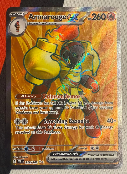 Armarouge ex #218 – Paradox Rift (Ultra Rare)