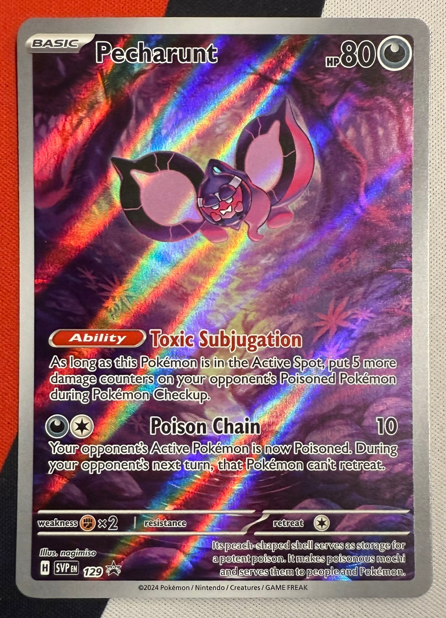 Pecharunt #129 – Scarlet & Violet (Black Star Promo, Full Art) A