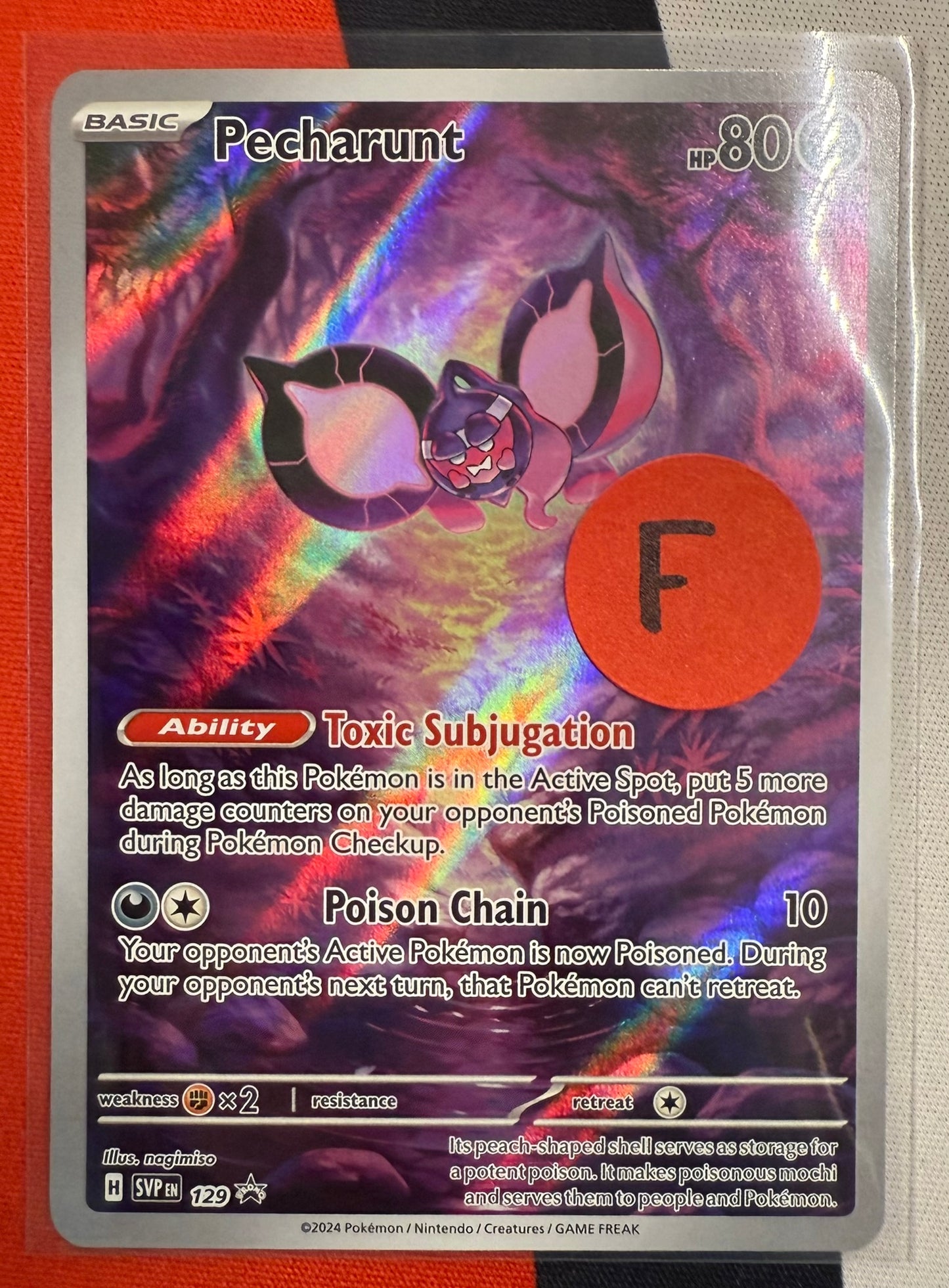 Pecharunt #129 – Scarlet & Violet (Black Star Promo, Full Art) F