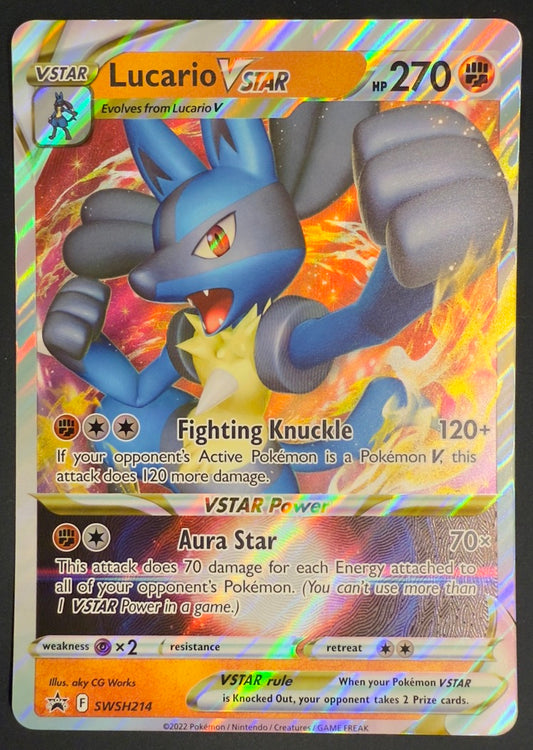 Lucario VSTAR SWSH214 – Sword & Shield (Black Star Promo, Jumbo Card) A