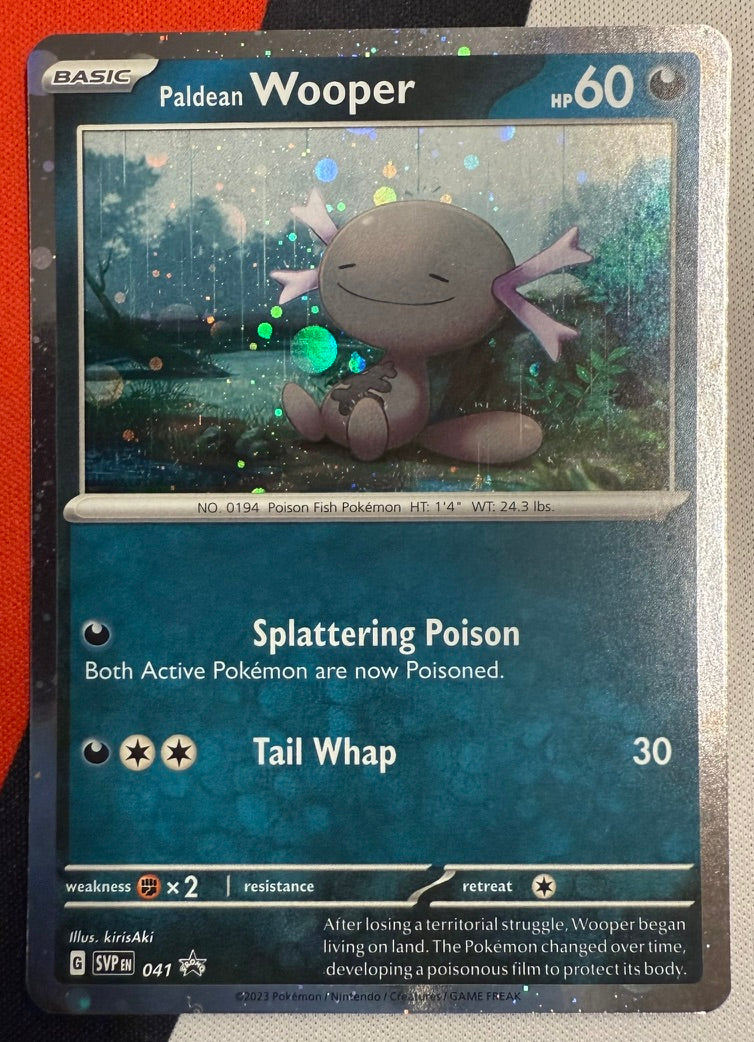 Paldean Wooper #41 – Scarlet & Violet Promo (Black Star Promo) B