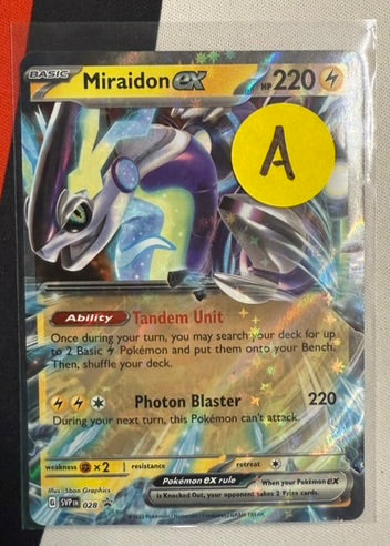 Miraidon ex #28 – Scarlet & Violet Promo (Black Star Promo) A