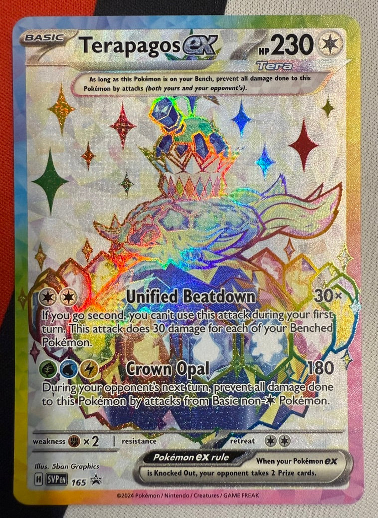 Terapagos ex #165 – Scarlet & Violet (Black Star Promo)