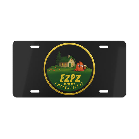 EZPZ Cards and Collectibles Vanity Plate