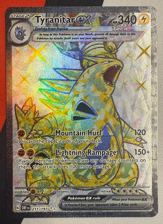 Tyranitar ex #211 – Obsidian Flames (Ultra Rare)