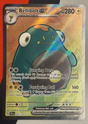 Bellibolt ex #237 – Paldea Evolved (Ultra Rare)