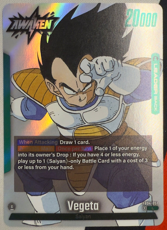 Vegeta #51 – Manga Booster 01 (Leader Rare)
