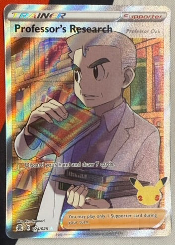 Professor's Research : Professor Oak (Celebrations) #24 UR