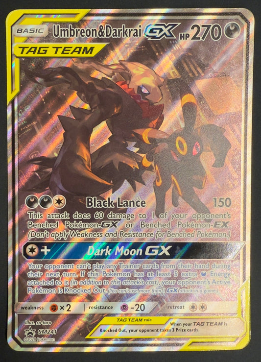 Umbreon & Darkrai GX SM241 – Sun & Moon (Black Star Promo, Jumbo Card)