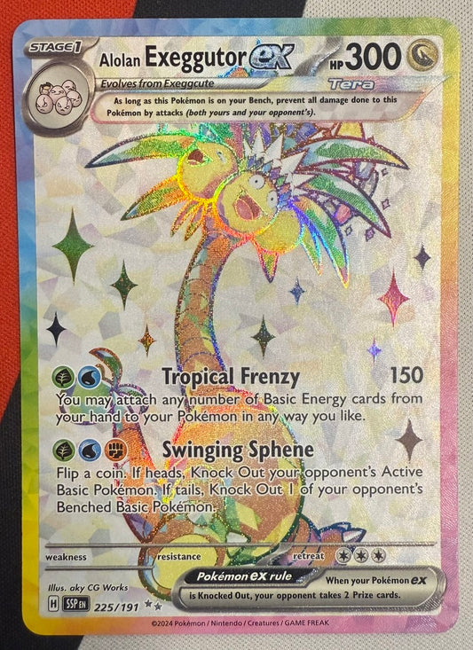 Alolan Exeggutor ex #225 – Surging Sparks (Ultra Rare)