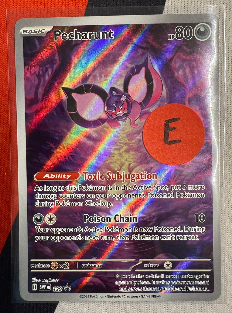 Pecharunt #129 – Scarlet & Violet (Black Star Promo, Full Art) E