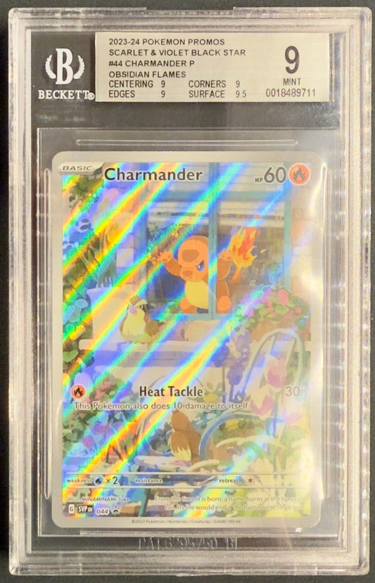BGS 9 Charmander #044 – Scarlet & Violet (Black Star Promo)