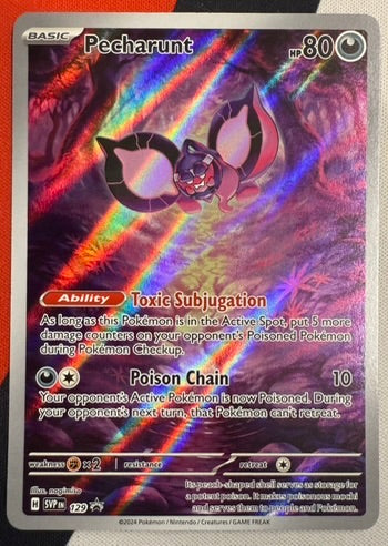 Pecharunt #129 – Scarlet & Violet (Black Star Promo, Full Art) E