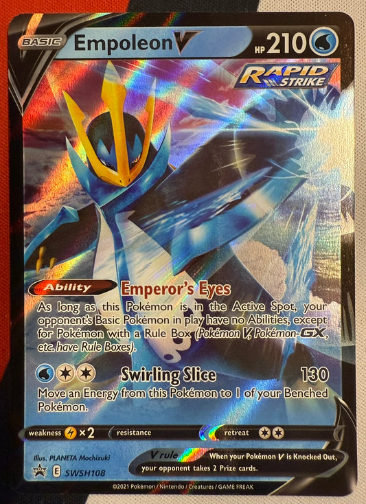 Empoleon V #SWSH108 – Sword & Shield (Black Star Promo) A