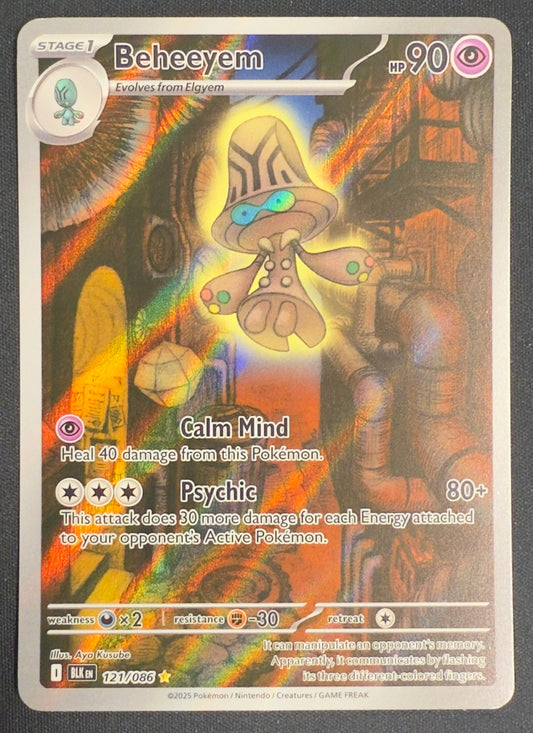 Beheeyem #121 – Black Bolt (Illustration Rare)