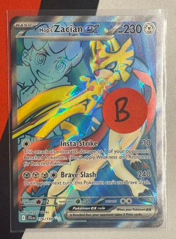 Hop’s Zacian ex #176 – Journey Together (Ultra Rare) B