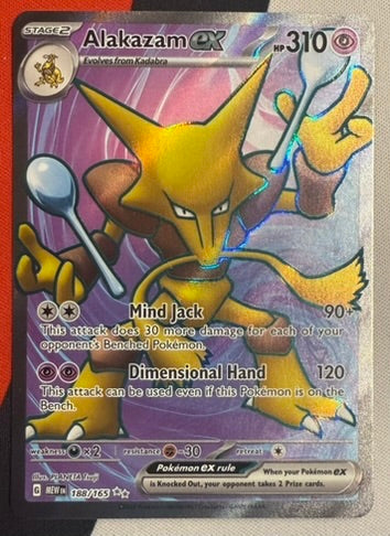 Alakazam ex #188 – Scarlet & Violet: 151 (Ultra Rare)