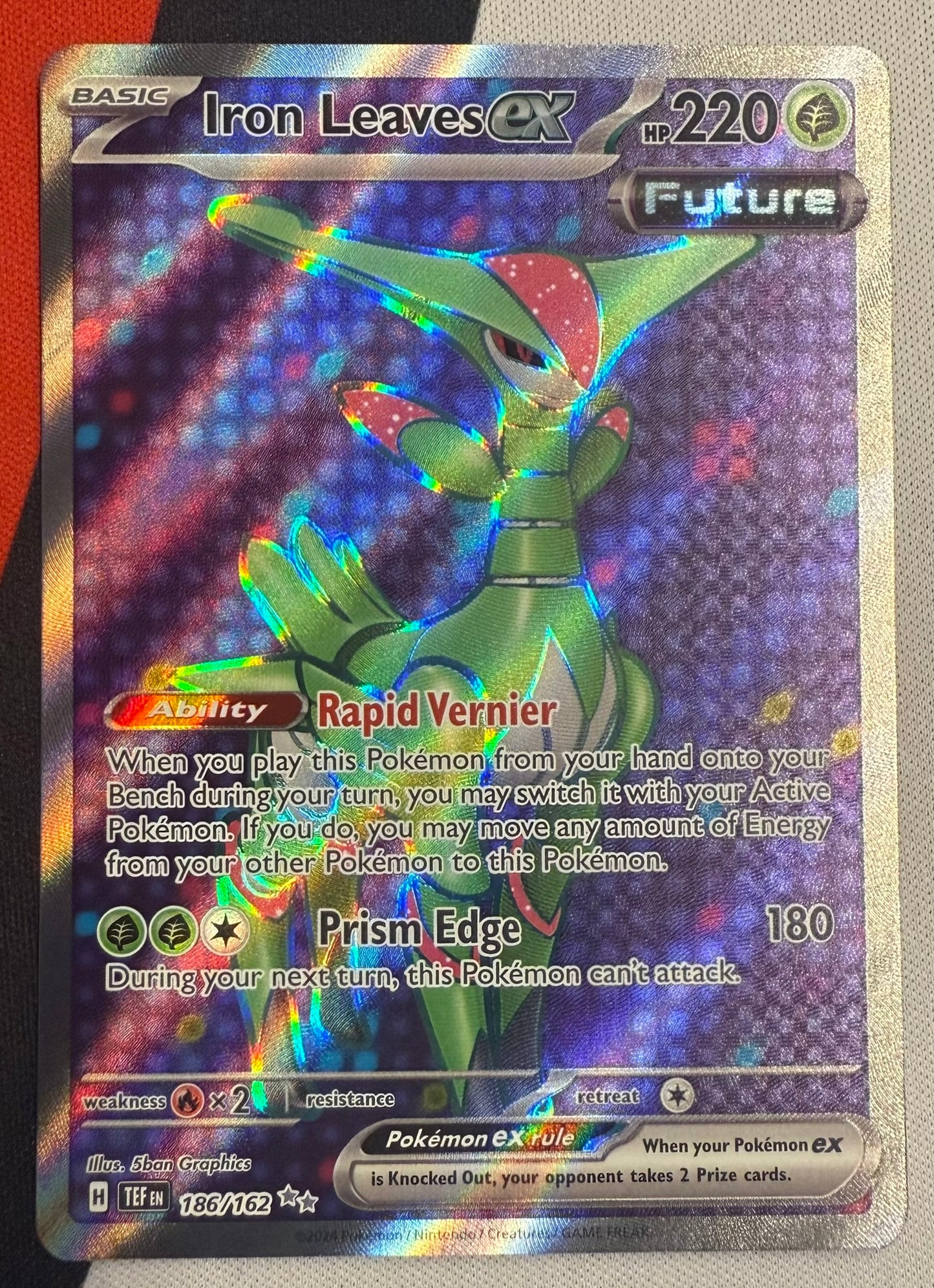 Iron Leaves ex #186 – Temporal Forces (Ultra Rare)