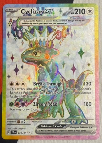 Cyclizar ex #228 – Surging Sparks (Ultra Rare)