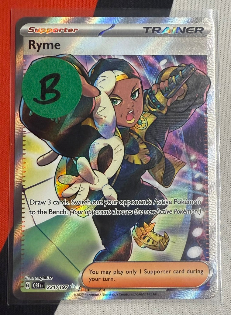 Ryme #221 – Obsidian Flames (Ultra Rare) B