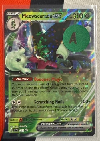 Meowscarada ex #33 – Scarlet & Violet Promo (Black Star Promo) A