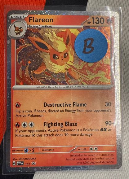 Flareon #167 – Scarlet & Violet (Black Star Promo, Cosmos Holo) B