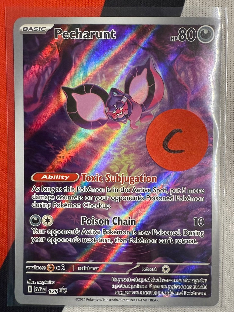 Pecharunt #129 – Scarlet & Violet (Black Star Promo, Full Art) C