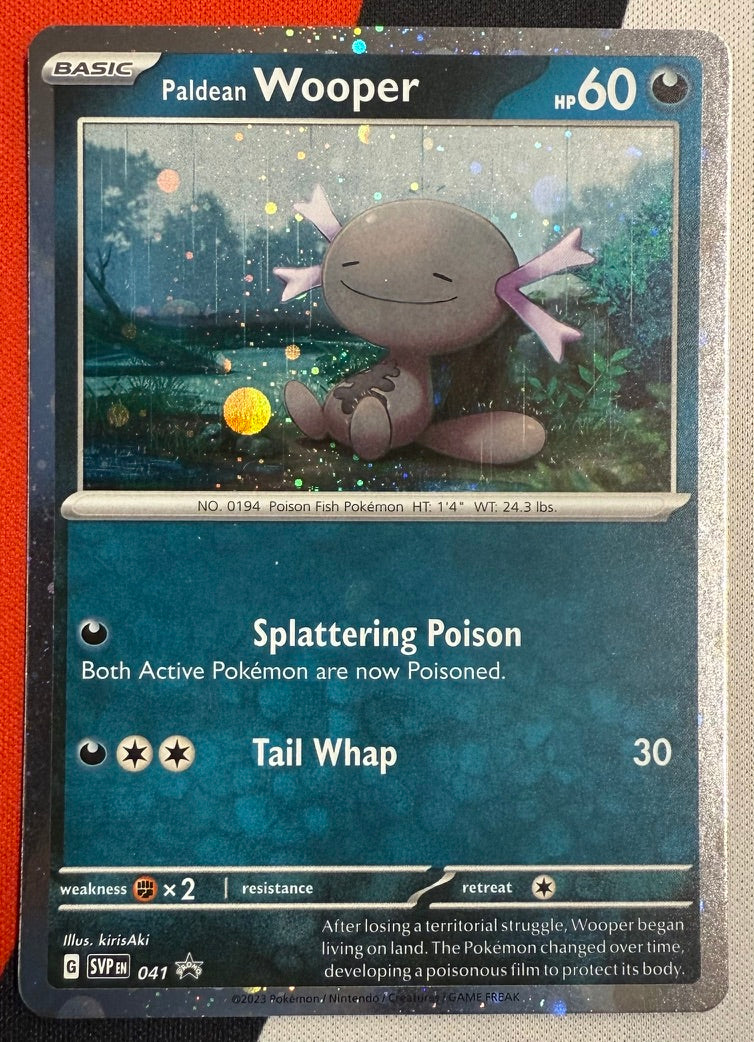 Paldean Wooper #41 – Scarlet & Violet Promo (Black Star Promo) A