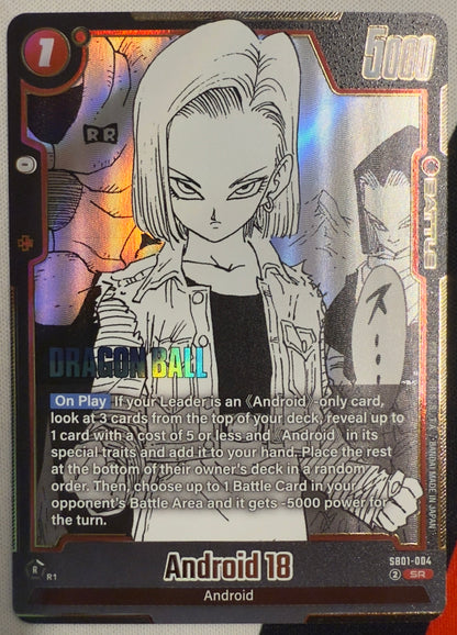 Android 18 #4 – Manga Booster 01 (Super Rare)