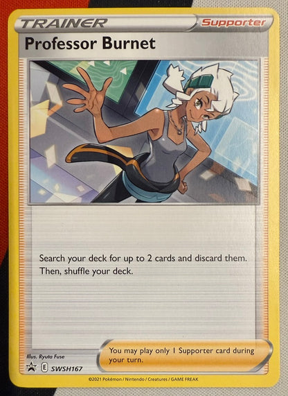 Professor Burnet #SWSH167 – Sword & Shield (Black Star Promo)