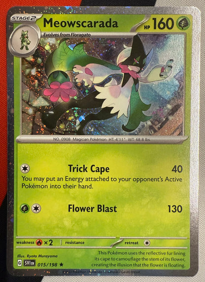 Meowscarada #15 – Scarlet & Violet (Cosmos Holo)