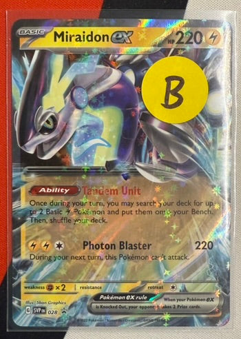 Miraidon ex #28 – Scarlet & Violet Promo (Black Star Promo) B