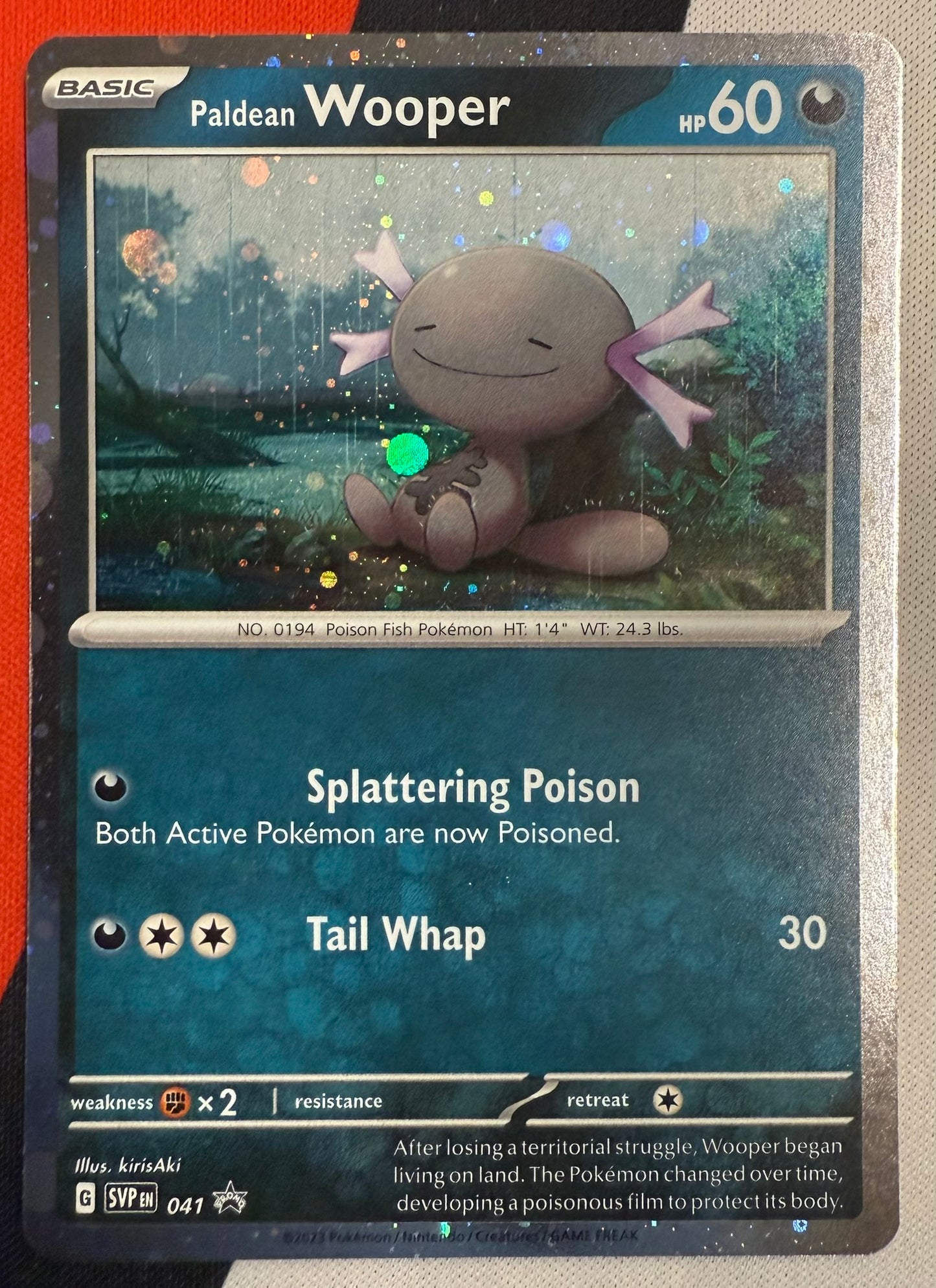 Paldean Wooper #41 – Scarlet & Violet Promo (Black Star Promo) D