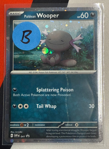 Paldean Wooper #41 – Scarlet & Violet Promo (Black Star Promo) B