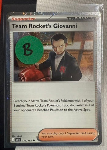 Team Rocket’s Giovanni #174 – Destined Rivals (Cosmos Holo) B
