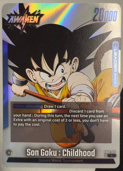 Son Goku : Childhood #25 – Fusion World (Leader Rare)