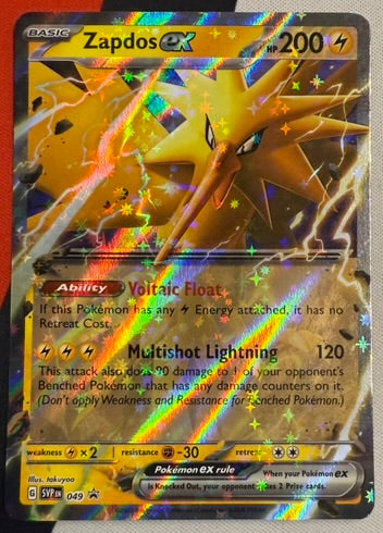 Zapdos ex #49 – Scarlet & Violet Promo (Black Star Promo) C