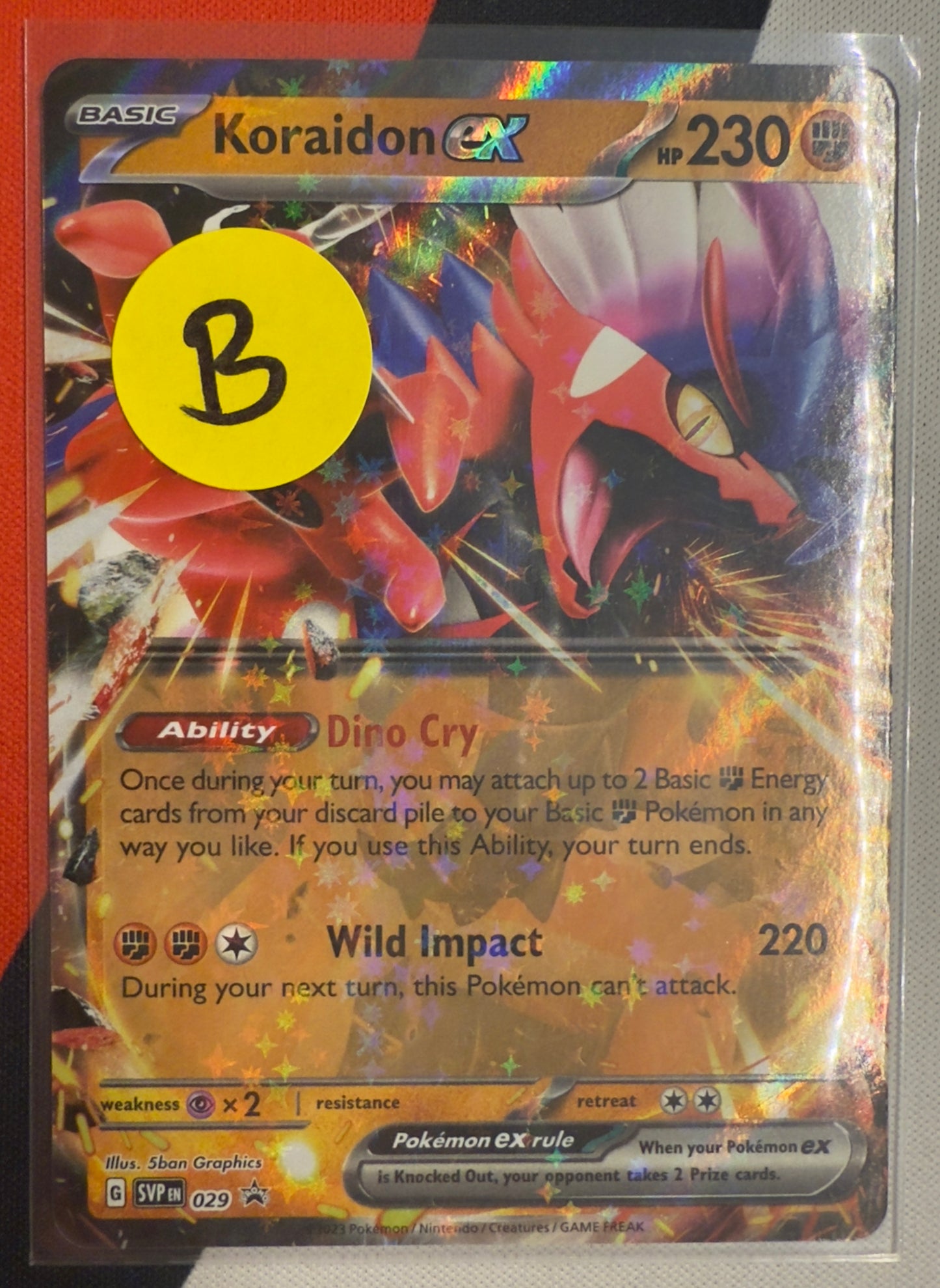 Koraidon ex #29 – Scarlet & Violet Promo (Black Star Promo) B