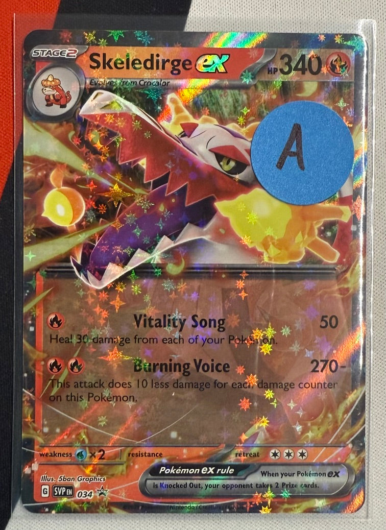 Skeledirge ex #34 – Scarlet & Violet Promo (Black Star Promo) A