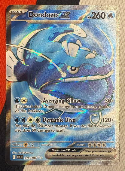 Dondozo ex #211 – Destined Rivals (Ultra Rare)